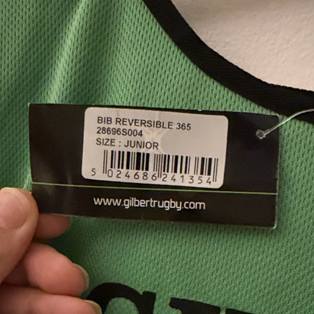 Gilbert Reversible Rugby Training Vest - Picture 5 of 5